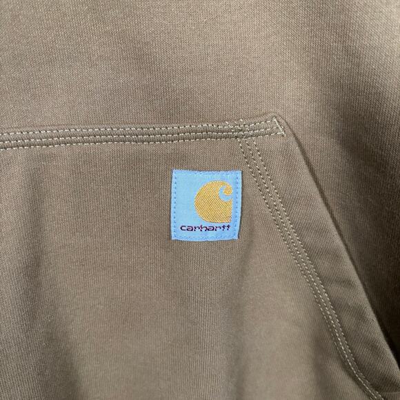 Carhartt Rain Defender Loose Fit Hoodie 2XL Tall Bronze Brown - Picture 3 of 6